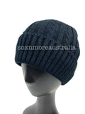 Faux Fur Lined Plain Foldover Basic Knitted Short Beanie