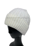 Faux Fur Lined Plain Foldover Basic Knitted Short Beanie