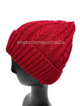 Faux Fur Lined Plain Foldover Basic Knitted Short Beanie