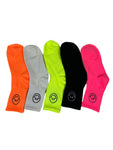 Women's Smiley Face Ribbed Ankle Crew Length Socks