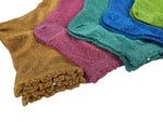 Women's Sheer Metallic Colourful Ankle Socks