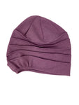 Women's Pleated Beanie Chemo Head Cover Stretch Bandana