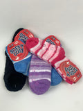 Women's Non-Slip Super Soft Stripey Fluffy Bed Socks