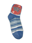 Women's Non-Slip Super Soft Stripey Fluffy Bed Socks