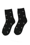 Women's Floral Print Thick Premium Wool Blend Socks