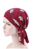 Soft Stretch Cotton Pre-Tied Chemo Head Wrap Bandanas