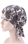 Soft Stretch Cotton Pre-Tied Chemo Head Wrap Bandanas