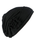 Women's Soft Floral Beanie Chemo Head Cover Stretch Bandana