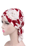 Soft Stretch Cotton Pre-Tied Chemo Head Wrap Bandanas