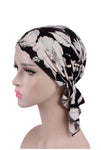 Soft Stretch Cotton Pre-Tied Chemo Head Wrap Bandanas