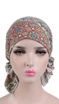 Soft Stretch Cotton Pre-Tied Chemo Head Wrap Bandanas