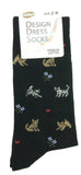 Women's Cats and Dogs Patterned Business Dress Socks