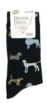 Women's Cats and Dogs Patterned Business Dress Socks