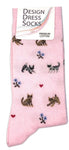 Women's Cats and Dogs Patterned Business Dress Socks