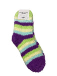 Women's Super Soft Stripey Fluffy Bed Socks Made in Korea