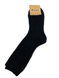 Women's Premium Cable Knit Wool Dress Socks Made in Korea