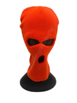 Unisex 3 Hole Knitted Fluro Neon Balaclava Beanies