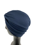 Women's Ultra Soft Knotted Turban Chemo Head Cover Stretch Bandana