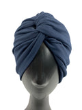 Women's Ultra Soft Knotted Turban Chemo Head Cover Stretch Bandana