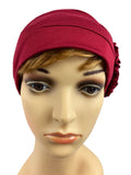 Women's Ultra Soft Floral Beanie Chemo Head Cover Stretch Bandana