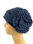 Women's Ultra Soft Floral Beanie Chemo Head Cover Stretch Bandana