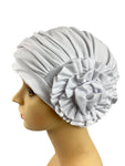 Women's Ultra Soft Floral Beanie Chemo Head Cover Stretch Bandana