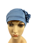 Women's Ultra Soft Floral Beanie Chemo Head Cover Stretch Bandana