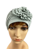 Women's Ultra Soft Floral Beanie Chemo Head Cover Stretch Bandana