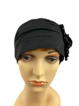 Women's Ultra Soft Floral Beanie Chemo Head Cover Stretch Bandana