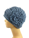 Women's Ultra Soft Floral Beanie Chemo Head Cover Stretch Bandana