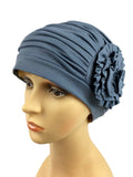 Women's Ultra Soft Floral Beanie Chemo Head Cover Stretch Bandana