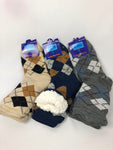 Men's Super Fluffy Thick Non-Slip Bed Socks Slipper Socks SET OF 3x PAIRS