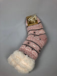 Women's Super Fluffy Thick Non-Slip Bed Socks Slipper Socks SET OF 3x PAIRS