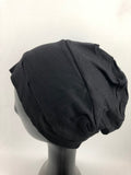 Women's Soft Cotton Cinched Beanie Chemo Head Cover Stretch Bandana