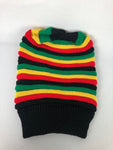 Jamaican Style Reggae Rasta Stretch Slouchy Beanie Hat