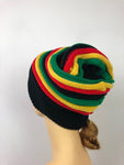 Jamaican Style Reggae Rasta Stretch Slouchy Beanie Hat