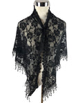 Women's Large Triangle Lace Scarf Catholic Mass Veil