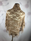 Women's Large Triangle Lace Scarf Catholic Mass Veil