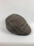 Unisex Check Pattern Structured Ivy Cap