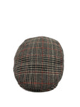 Unisex Check Pattern Structured Ivy Cap