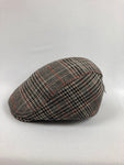 Unisex Check Pattern Structured Ivy Cap