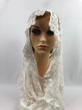 Women's Large Triangle Lace Scarf Catholic Mass Veil