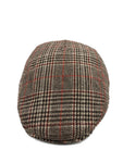 Unisex Check Pattern Structured Ivy Cap