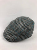 Unisex Check Pattern Structured Ivy Cap