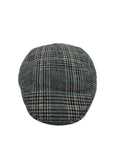 Unisex Check Pattern Structured Ivy Cap