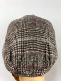 Unisex Check Pattern Floppy Ivy Cap Winter Golf Beret