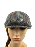 Unisex Check Pattern Floppy Ivy Cap Winter Golf Beret