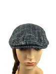 Unisex Check Pattern Floppy Ivy Cap Winter Golf Beret