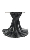 Women's Wide Chiffon Style Sheer Fashion Scarf/Shawl