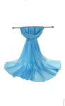 Women's Wide Chiffon Style Sheer Fashion Scarf/Shawl